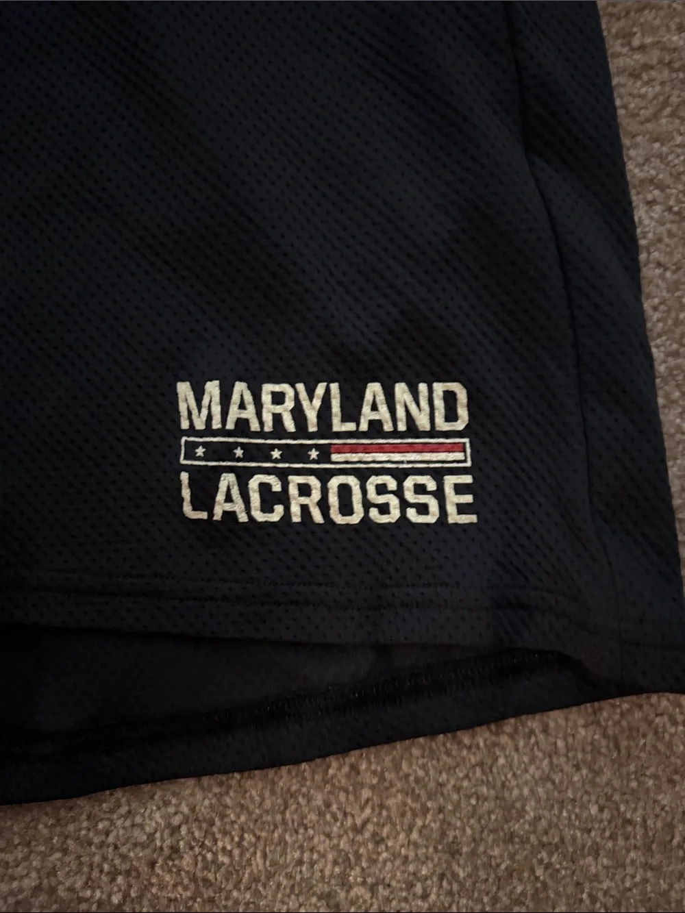 Under Armour Black Men's Lacrosse Performance Shorts with Gray Drawcord